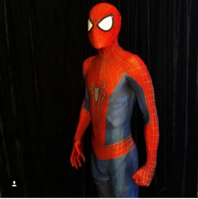 The Amazing Spider-man TASM2 Cosplay Costume Spiderman Zentai Suit Halloween Cos - Image 1 of 4
