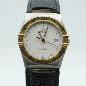 OMEGA Constellation Quartz Men's Watch Steel/Gold 32MM Vintage Wrist Watch OM289 - Picture 1 of 10