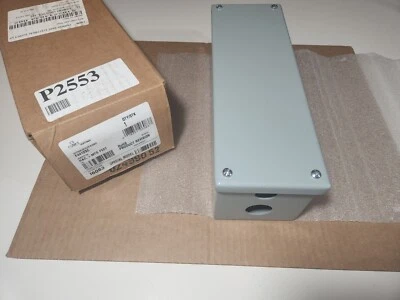 Agujeros personalizados Hoffman F4412SC cubierta de tornillo canal de cableado 4" x 4" x 12" * Foto 1 de 4