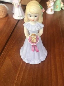 Enesco Growing Up Birthday Girls - 8 blonde Haare - Bild 1 von 2