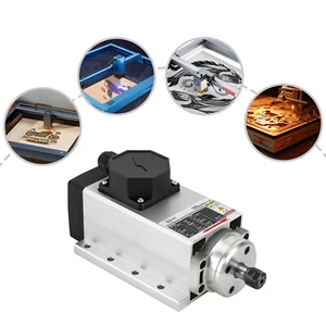CNC Spindle Motor Kits 1.5 KW 220V Air Cooling Spindle Motor W/ Collet ER11 IP50 - Picture 1 of 12