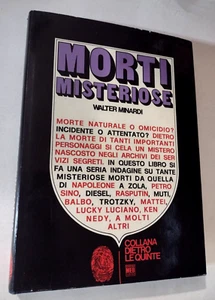 Walter Minardi MORTI MISTERIOSE / Prima edizione MEB 1973 - Imagen 1 de 1