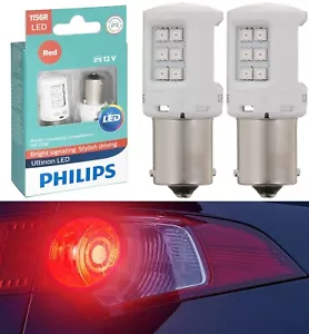 OldBox Ultinon LED Light 1156 Red Two Bulbs Stop Brake Rear Replacement Lamp EO - Picture 1 of 12