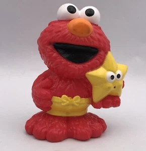 ELMO con STAR 2013 Sesame Street Workshop Cake Topper Hasbro PVC Figura - Foto 1 di 3