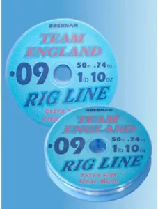 Drennan Team England Rig Line 50m - Disponible en varias cepas de rotura - Imagen 1 de 1