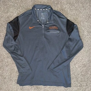 Nike BSBL San Francisco Giants 1/4 Zip Pullover MLB Baseball SF Mens XL - Picture 1 of 9