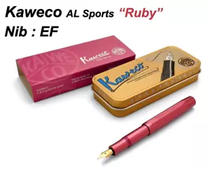 Kaweco Fountain Pen collection Al Sports Ruby Gold Nib EF NEW With BOX - Picture 1 of 9