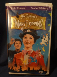 Disney Mary Poppins VHS Muschelschale Sonderedition komplett restauriert 1997 - Bild 1 von 3