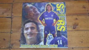 SIGNED DAVID GINOLA POSTER TOTTENHAM HOTSPUR SPURS - Picture 1 of 1