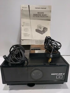 Vintage Whisper Matic II Model 837.98740 Sears Roebuck 2x2 Slide Projector - Picture 1 of 12