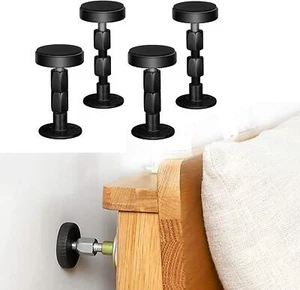 4Pack Headboard Stoppers Adjustable Bed Noise Stopper for Bed Frame Sofa Cabinet - Picture 1 of 7