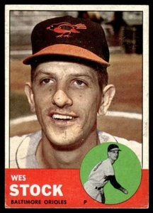 1963 Topps Wes Stock Baltimore Orioles #438 - Picture 1 of 2