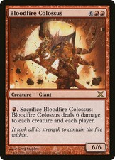 MTG - Bloodfire Colossus - Tenth Edition - X1 - (MP) - FREE SHIPPING