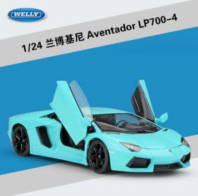Welly 1:24 Lamborghini Aventador LP700 Model Diecast Car Vehicles New in Box - Image 1 of 4