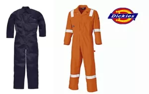 DICKIES DUPONT NOMEX FIRE RETARDANT LIGHTWEIGHT BOILER SUIT COVERALLS OVERALLS - Picture 1 of 8