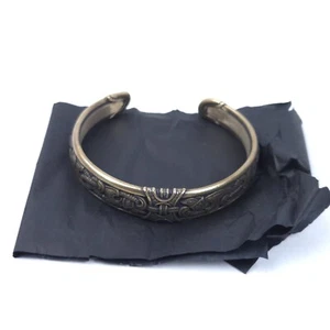 Viking Wrist Bracelet Adjustable Bronze Norse Cuff Nordic Metal Scandinavian - Picture 1 of 5