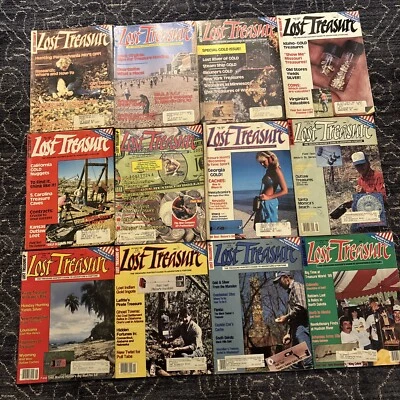 Full Year 1989 LOST TREASURE Magazine Lot Metal Detecting Treasure Hunting - Image 1 of 4