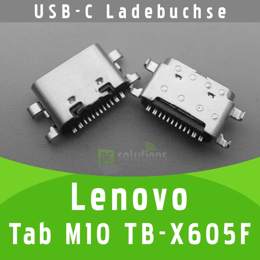 ✅ Lenovo Tab M10 TB-X605F Micro USB-C Hembra Hembra de carga Conector Conector Puerto