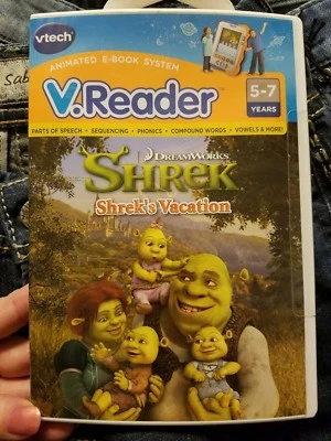 VTech V. Reader Shrek's Vacation Animated E-Book-Ages 5-7-FREE SHIP-NEW & Sealed - Image 1 of 4