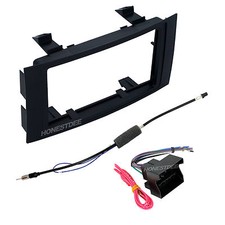 Radio Install Dash Kit 99-9009 Single Din Car Stereo Mount /& Wires for Touareg