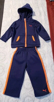 Traje Puma, Azul Oscuro para Niños 18 M Foto 1 de 4