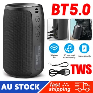 Bluetooth Speakers High Bass Ultra Loud Stereo Wireless Portable Speaker Outdoor - Picture 1 of 12
