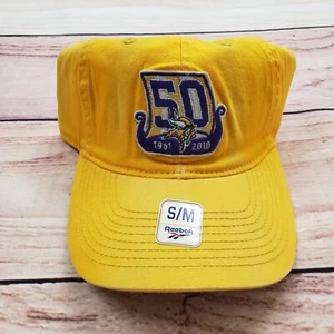 NEU Minnesota Vikings Mütze Kappe Herren S/M nicht verstellbar gelb lila NFL Football Erwachsene A1 - Bild 1 von 10