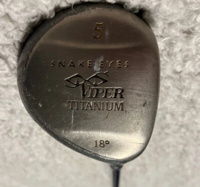 SNAKE EYES VIPER MS FAIRWAY 5 WOOD 18* S STIFF FLEX GRAPHITE GRAFTECH SHAFT RH - Image 1 of 4