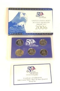 2006 S United States Mint "50 State Quarters" Proof Set w/Box & COA - Picture 1 of 3