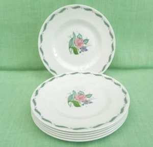 6 Susie Cooper bone china Fragrance side plates - 16.5 cm (6.5") diameter - Picture 1 of 3