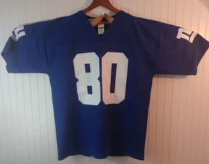 Maglia calcio NFL grande Jeremy Shockey 80 NY Giants 100% poliestere (28) - Foto 1 di 1