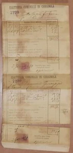 Carpeta Exattorial Pagos Exattorial Stornarella Foggia Puglia 1898 1908 - Picture 1 of 1