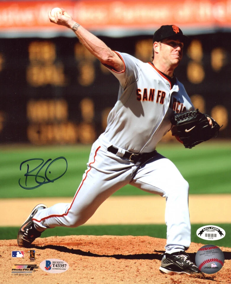 Brian Wilson Signed San Francisco Giants 8x10 Photo Beckett - Image 1 of 1