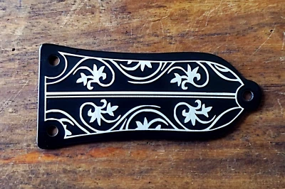 cache TRUSS ROD COVER EPIPHONE FLORAL en metal avec vis .with screws