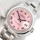 2021 Rolex Lady-Datejust 28mm 279160 Pink Roman Steel Oyster Watch Box Papers