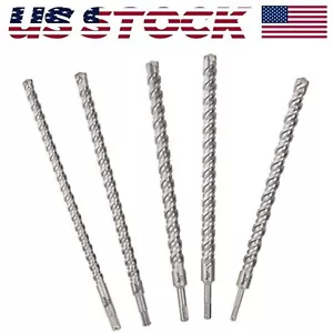 5/16 ~ 1-1/8 x 18 Zoll lang SDS PLUS Beton Mauerwerk Bohrhammer Hartmetall Bohrereinsatz - Bild 1 von 39