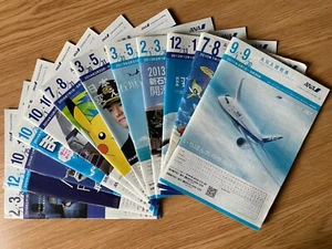 Lot of 12 All Nippon Airways ANA (Japan) timetables 2010-2016 timetable schedule - Picture 1 of 7