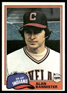Carta Baseball Alan Bannister 1981 Topps #632 Cleveland Indians - Foto 1 di 2