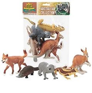 NEW Australian AustraliaT oy Animals Figurines 5 Piece Polybag 53548 Collection - Picture 1 of 2