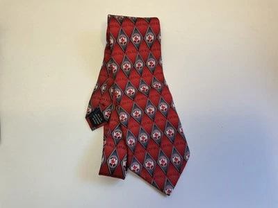 Corbata de seda para hombre de los Medias Rojas de Boston - Grandes Ligas de béisbol Foto 1 de 4