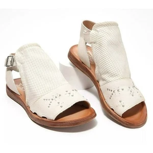 Miz Mooz Leder Weite Riemchen Sandalen Leinen Gr.42EU 10,5-11 US --336 - Bild 1 von 4