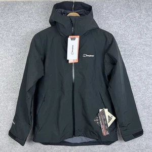 Berghaus Goretex Jacket Womens UK 12 Black Bramblfell GTX Waterproof Rain Coat - Picture 1 of 21