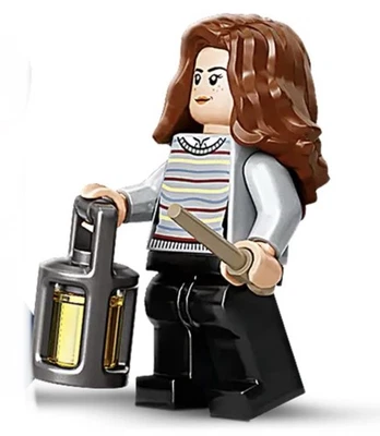 LEGO Hermione Granger Suéter a Rayas Minifigura 75967 Harry Potter con Linterna Foto 1 de 4