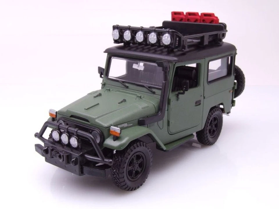 1974 TOYOTA Fj40 Land Cruiser fuori Road Verde 1 24 Motormax