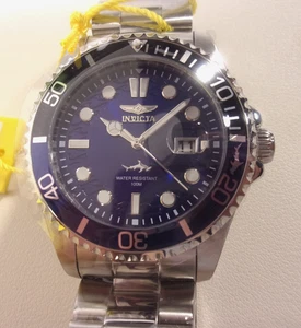 Invicta IN-44716. Blue dial, rotating bezel, screwdown crown. Quartz. 43mm. New. - Picture 1 of 16