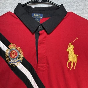 Polo Ralph Lauren Red Long Sleeve Shirt Size Youth XL Men’s Small** Pony READ* - Picture 1 of 9