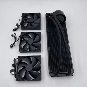 NZXT Kraken Elite 360 2024 AIO CPU Liquid Cooler 3xF120P Fans - READ - Picture 1 of 10