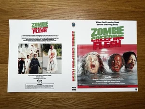 Zombie Creeping Flesh Custom Sleeve 4K UHD Blu Ray - Picture 1 of 4