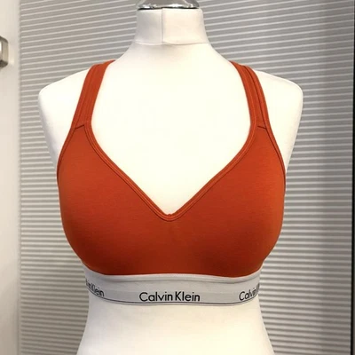 ✨ Calvin Klein Bustier Gr. L | Spicy Orange | wattiert | guter Zustand - Bild 1 von 4