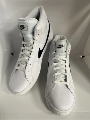 New Nike COURT ROYALE 2 MID Basketball Sneakers White Black CQ9179-100 Size 12 - Image 1 of 4